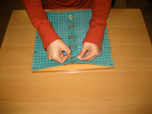 Buttoning Frame with Small Buttons - ETC Montessori Online